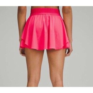 Lululemon Size 6 Court Rival Skirt Lip Gloss Pink